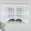 Kasjana - Ready-Made Curtain With Undercut - White - Classic Pattern - 500X160