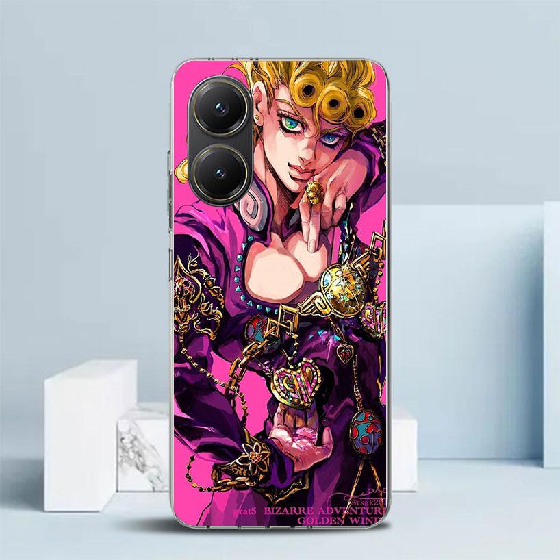 JoJo Abenteuer Giorno Giovanna Handyhülle Für Xiaomi Poco F7 Ultra X5 X6 X7 Pro M7 Redmi 15C 15 13C 13 12C 12 10C 10 10A 9 9C 9A