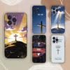 The Cross  Phone Case for iPhone 17,16,15,14,13,12,11,Pro,X,Xs,Max,Plus Shockproof Cover
