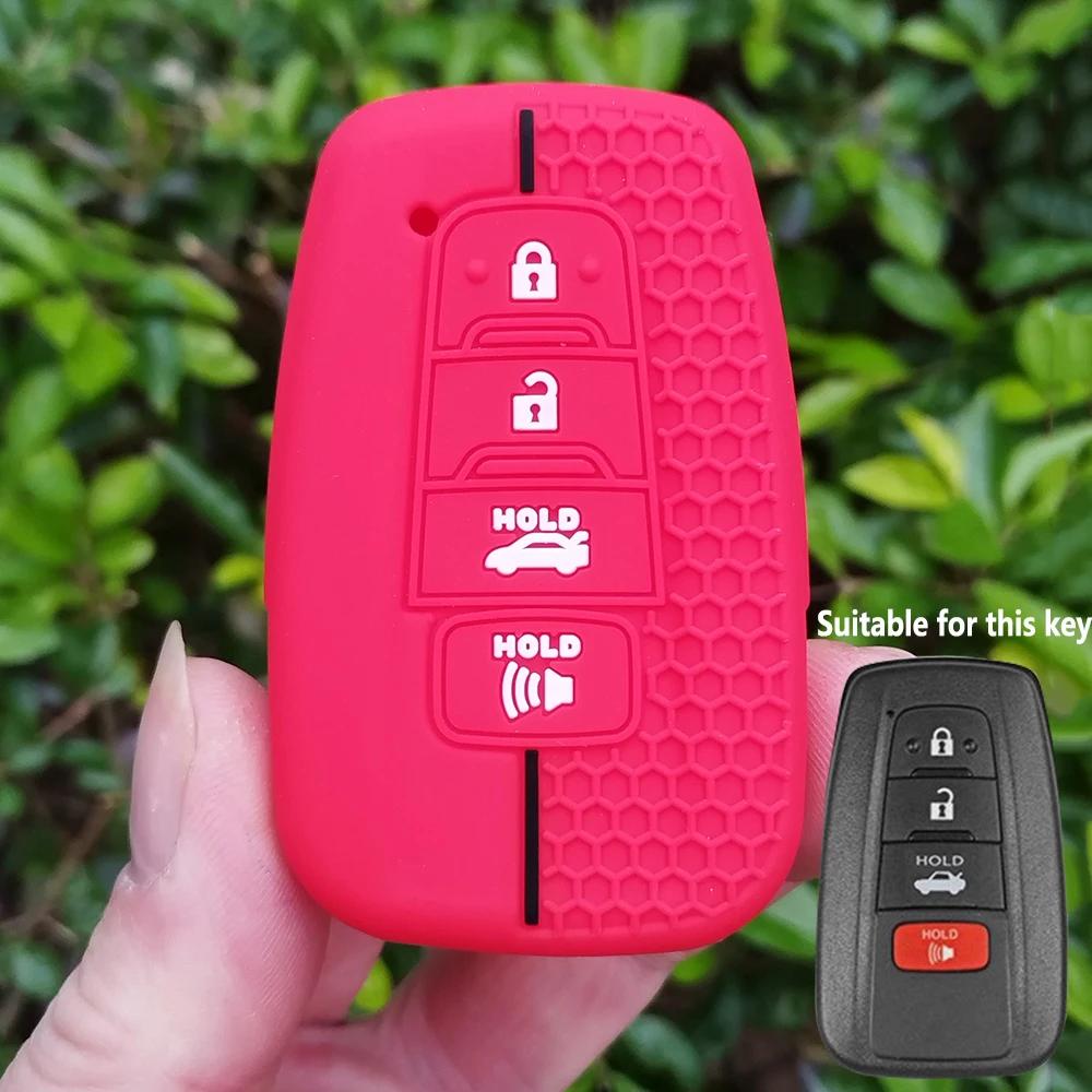 Latest Model In Silicone Car Key Case Cover Protector For Toyota Highlander Corolla Prius Rav4 Camry Avalon C-Hr Gt86