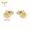 12 Pair Marine Animal Earrings for Women Sea Turtle Shell Starfish Dolphin Penguin Fish Stainless Steel Ear Studs Summer Zircon