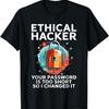 Ethical Hacker Password To Short White Hat Hacker T-Shirt