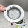 Sink Strainer 1.5mm Fine Hole Widen Edge Stainless Steel Household Kitchen Food Waste Sink Drain Basket for Daily Life