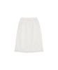 Deliscent Two-Line Frill Skirt [Ivory]