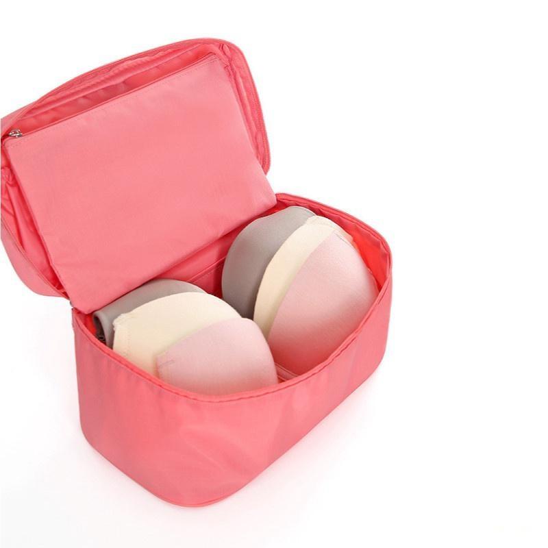 Women's Storage Bag Travel Necessity Accessories Underwear Clothes Bra Organizer Cosmetic Makeup Pouch Case