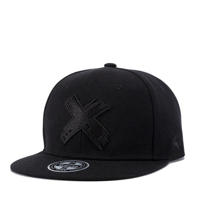 Високоякісні чоловічі та жіночі кепки Snapback X з вишивкою з плоскими полями, молодіжні хіп-хоп кепки, капелюхи