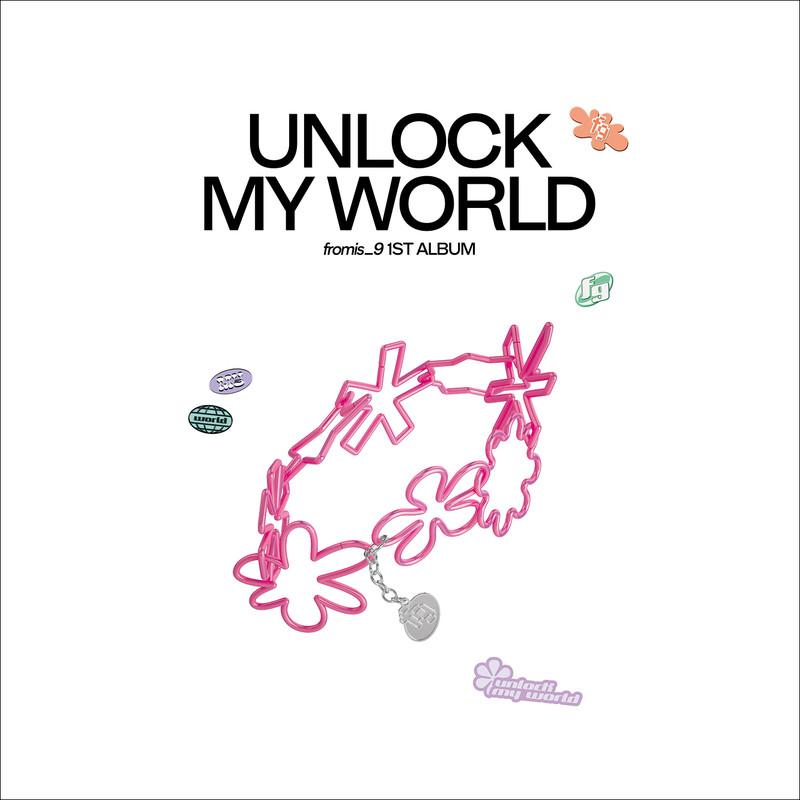 fromis_9 Schalte My World Weverse-Alben frei, Version.(Zufällig)