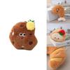 Charming Pizza Plush Toy Keychain With Soft Velvet For Kids Gift Idea