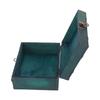Wood Treasure Box with Combination Lock Exquisite Vintage Handcrafted Reinforced Corners Jewelry Storage Case