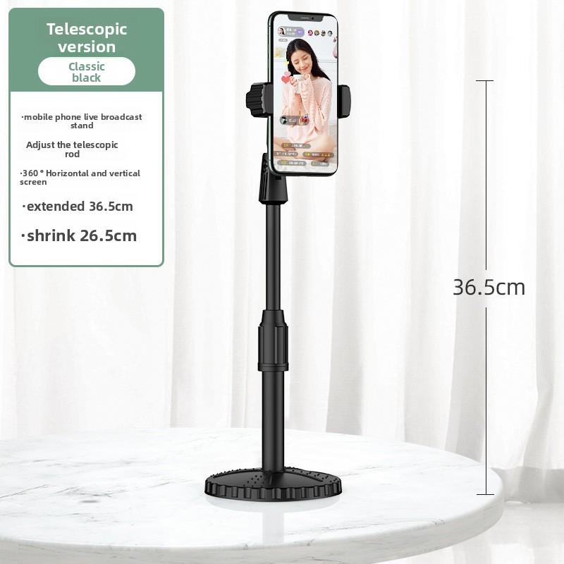 Mobile Phone Stand Holder, Desktop Live Streaming Bracket, Floor-standing, Lazy Person's Computer, Invisible Selfie
