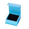 Cardboard Jewelry Box Necklace Organizer Gift Container Display Boxes Solid Color Blue Case Storing Displaying