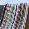 4mm Crystal Wheel Beads Multicolor Faceted Glass Beads For Jewelry Making DIY Bracelet Necklace Earring