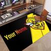 Custom Rug Watford FC Pattern Print Name Text Soft Non‑Slip Floor Carpet for Home Indoor Decoration