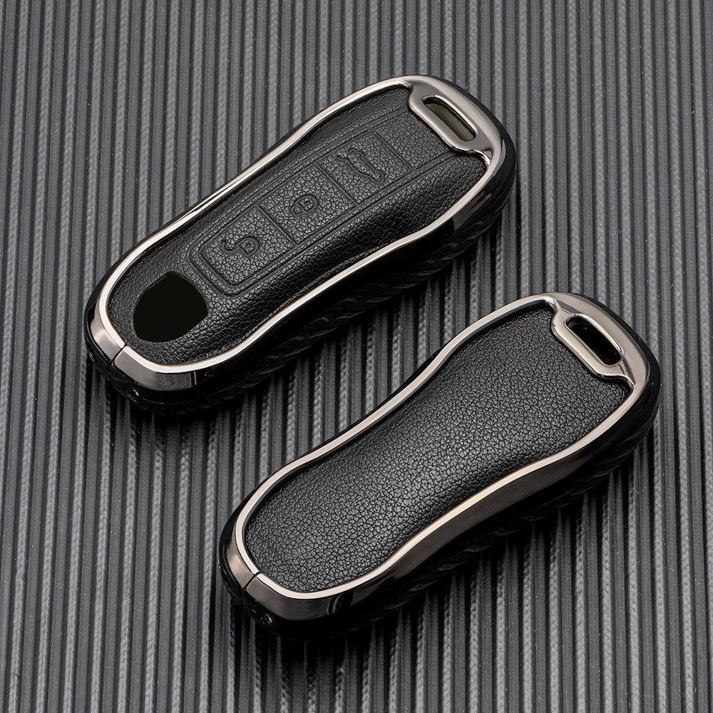 Porsche 911, Cayenne, Panamera, Macan, Taycan Metal Key Case - New Energy Series