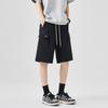 Elastische Werkzeuggummihose Kordelzug lässig trendige Marke Fünf-Punkt-Hose Shorts High Street locker Sport Amerikanische mittellange Hose Sommer