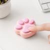Cute Cat Paw Fidget Toy, Stress Relief Clicker Button, Soft Palm Sized Decompression Gadget for Office Desk