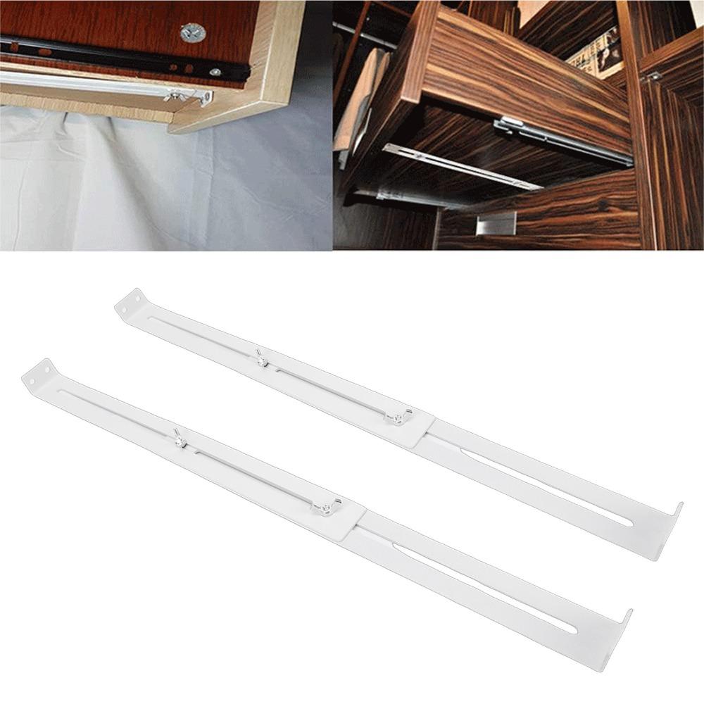 4pcs Carbon Steel Drawer Repair Kit Easy Install Drawer Reinforcement Bracket Kitchen
