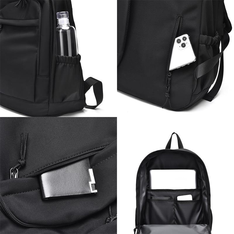 14 Inch Unisex Large Capacity Casual Backpack Durable Oxford Cloth Simple Travel Backpack Backpack Computer Bag Student Backpack