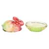 Candy Dish Bunny Shape Glass Decorative Candy Bowl with Lid for Dried Fruits Snacks Coffee Beans