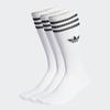 adidas Cozy Stylish Solid Crew Socks Set Ij0734
