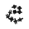 ECF2626 10 PCS Push In Rivet Black for Opel 1719245 Alfa Romeo 51751429 Daewoo 94530507 Fiat 51751429 Opel 1719245 Saab 90138810