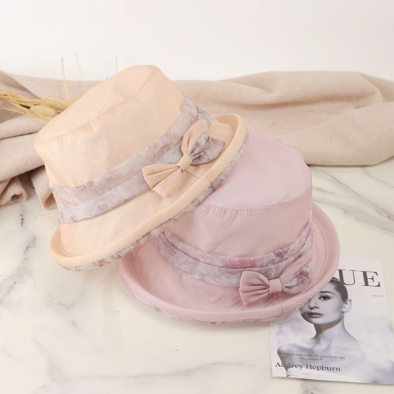 Sun Protection Uv Protection Sunshade Hat Fisherman Hat Vintage Women Bucket Cap Outdoor Shade Bucket Cap Breathable Bucket Hats Mesh Patchwork Hat