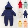 Kids Thicken Hooded Suit for Infants and Toddlers Winter Romper