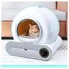 Caixa de areia automática inteligente Tonepee 65L, caixa de areia autolimpante totalmente fechada para gatos, bandeja de areia para gatos de estimação domésticos
