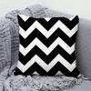 Simple Modern Black and White Geometric Pillow Cushion Living Room Sofa Pillow Back Super Pillow Case
