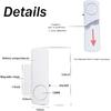 4 Pack Door Window Alarm, Magnetic Burglar Alert Sensor, Loud Door Alarms for Kids Safety, DIY for Home Security, Office Protection,Shopping Store
