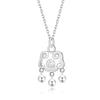 Ping An Lucky Lock Ketting Vrouwelijk Lang Leven Slot Koppel China-Chic Liefde Cadeau Ping An Slot