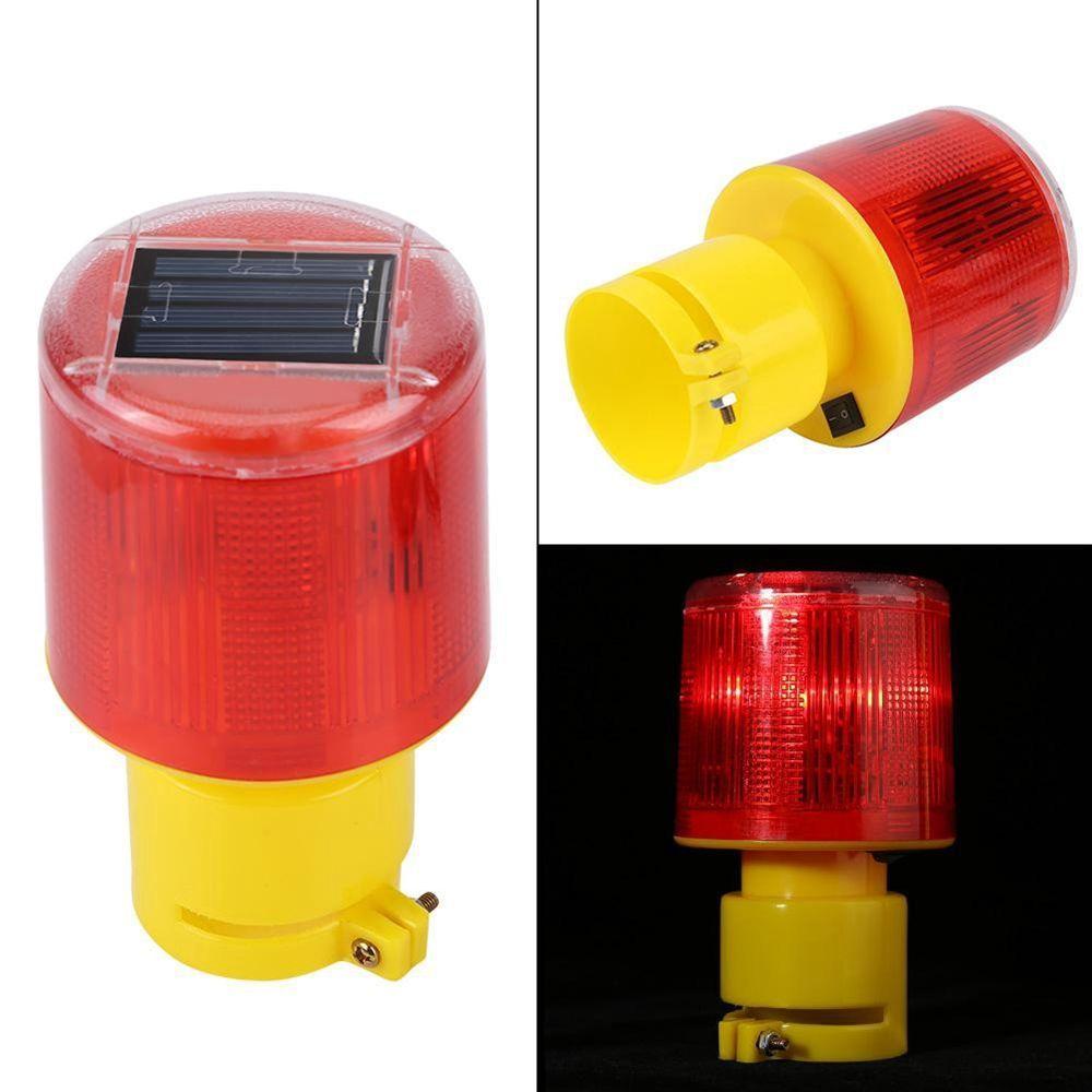 Solarbetriebene drehende LED-Blitz-Bootslichter Signallampen-Alarmlampe Notfall-Verkehrswarnlicht