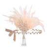 Diamond Detail Flapper Headpiece 1920s Style Headdress Trendy Hair Band  Vintage Party