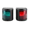 Feu de navigation LED 12 V étanche vert tribord rouge lampe latérale bâbord pour bateau marin yacht noir