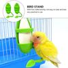 Plastic Small Bird Feeder Garden Supplies Outdoor Bird Cage Food Rack Gift