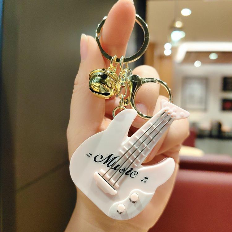 Adorable Animal Guitar Keychain: Kids' Musical Toy & Bag Charm