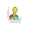 2025 Year Of The Snake Figurine Simulation Crystal Snake Ornaments Sculpture Statue Chinese Style Tabletop Lucky New Year Gift