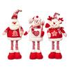 Weihnachtspuppen-Ornament Weihnachtsmann Schneemann Elch Dekoration Festliche Baumdeko Weihnachtsfeierbedarf