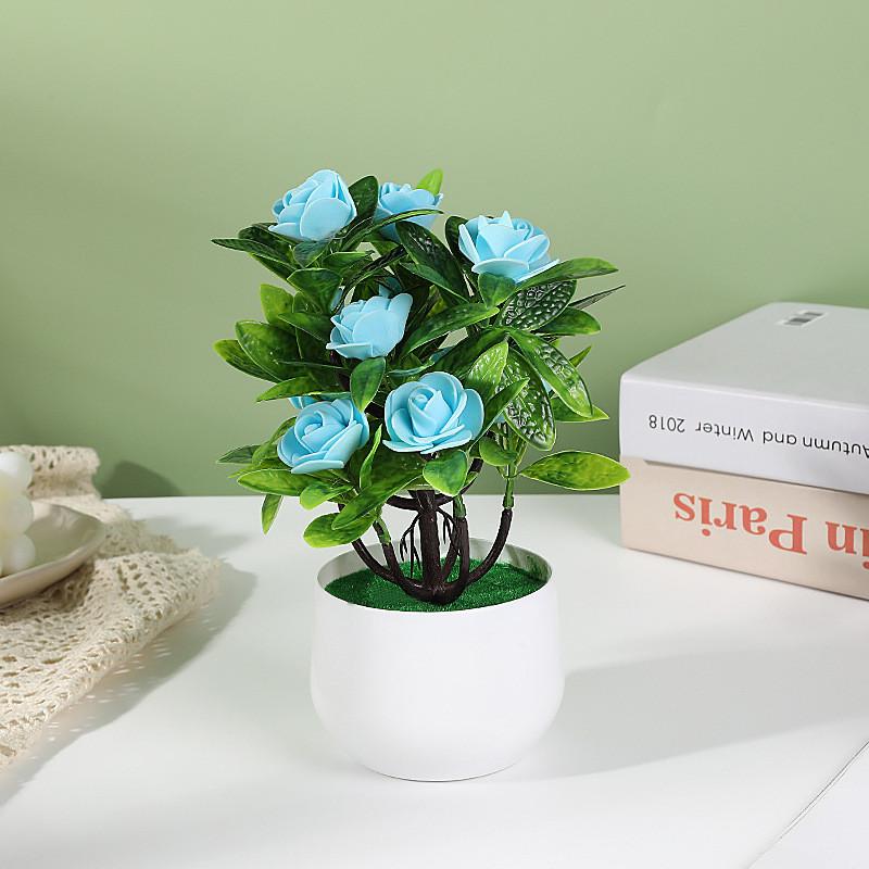 Arbusto de Rosas de Espuma Plástica Decoração de Casamento Flores Artificiais Para Fotografia ao Ar Livre e em Estúdio