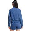 adidas Womens Adicolor Denim Track Top Indigo Denim Women Streetwear JD2570