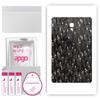 apgo Protective Skin Sticker for the Back Compatible with Samsung Galaxy Tab A 10.5, Wrap Film, Foil, Vinyl - Pattern Carbon Black Pixel