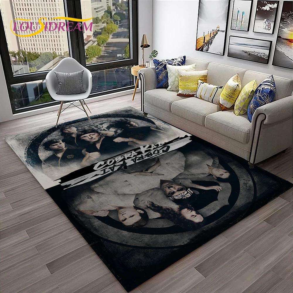 3D Cobra Kai Amanda TV Karate HD Carpet Rug for Home Living Room Bedroom Sofa Doormat Decor,kid Play Area Rug Non-slip Floor Mat
