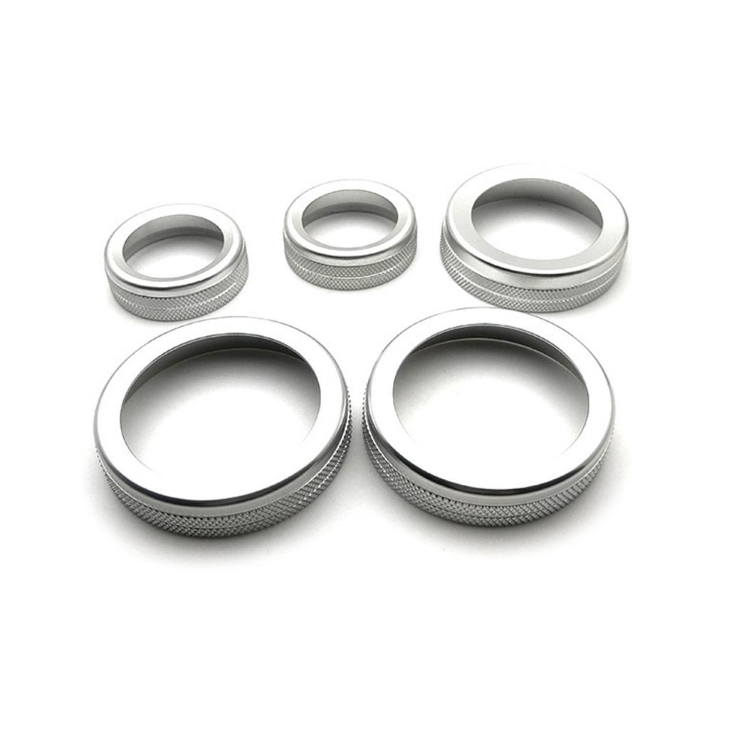 Car Centre Console Air Conditioner Volume Knob Button Circle Cover Car Air Conditioner Switches Button Knob Trim Cover