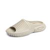 Heren badslippers Effen kleur plateauzool antislip familie teenslippers Strand herenslippers sandalen casual binnen buiten