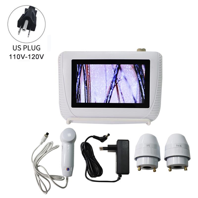 Scalp Hair Follicle Detection Analyzer All-In-One Skin Diagnosis Hair Analyzer High-Definition LCD Screen Digital Home