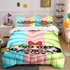 Colorful Cartoon Character Design. Bedding Sets Duvet Cover Sets Duvet Covers Pillowcases(1 * Duvet Cover 2 * Pillowcases Without Duvet Insert)