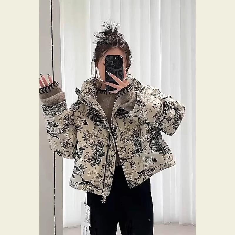New Cotton Clothes Women's Winter Thickened Short Cotton-padded Clothes Trend Coat Loose Casual Fashion Cotton-padded Clothes