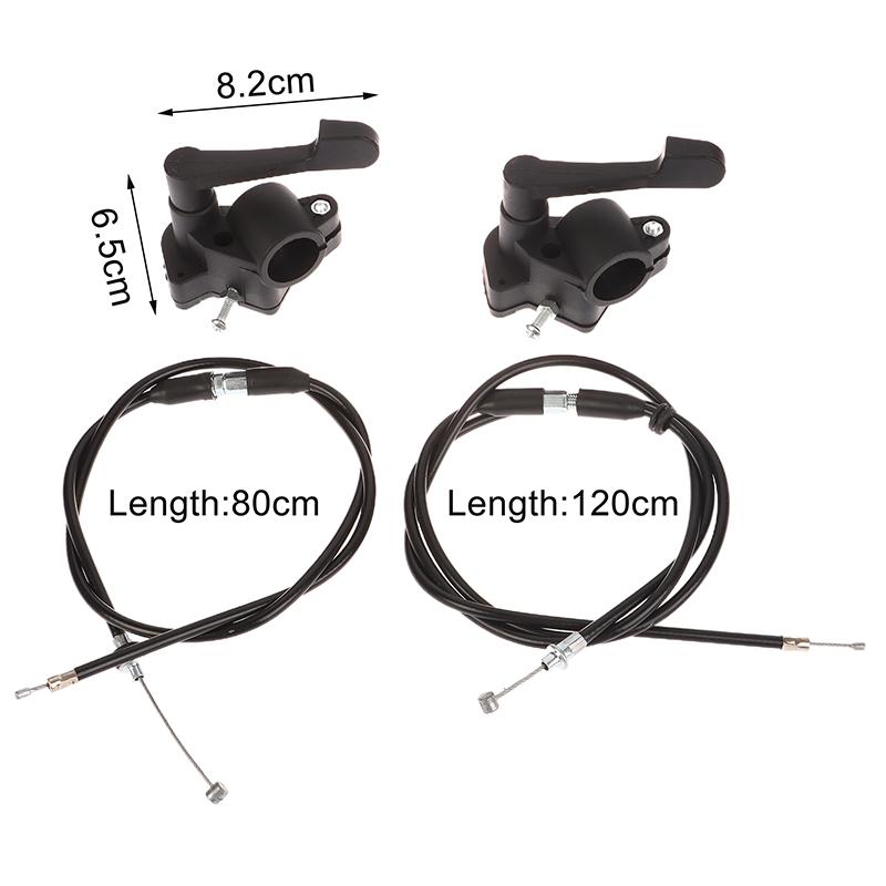 1Set Atv Quad Throttle Lever Thumb Control Assembly With Accelerator Cable And Grips For 50-250Cc