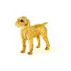 Spinone Italiano 22 Karat vergoldet, hergestellt in England, Kunst-Hundefiguren-Kollektion