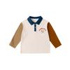 Dudu Family Anti-Static Kids Long Sleeve Polo T-Shirt